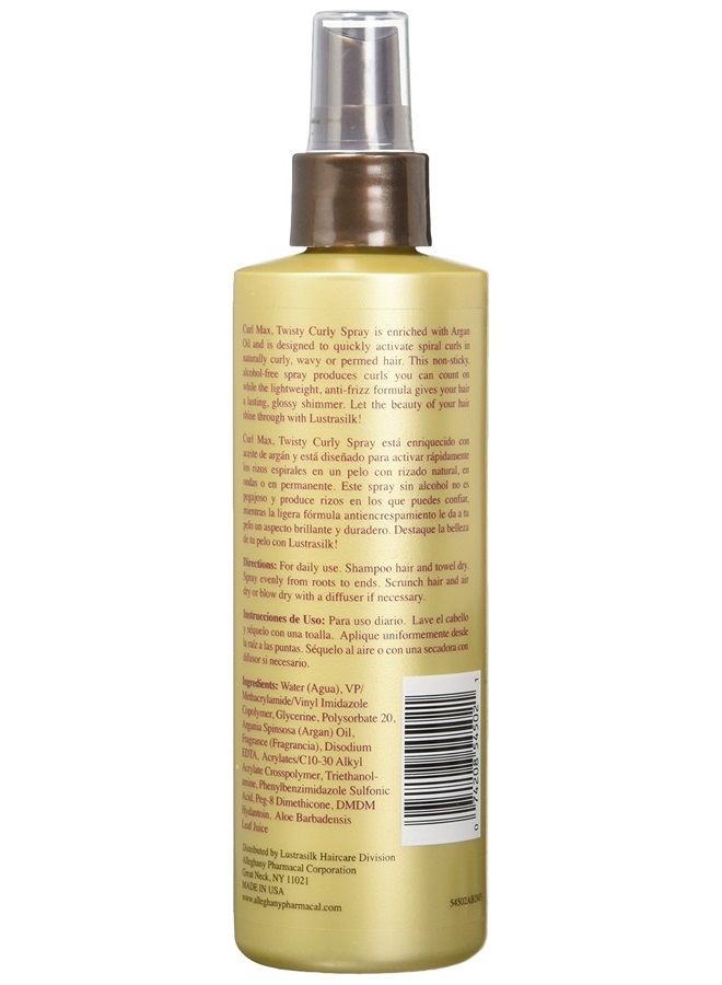 Lustrasilk Max Twisty Curly Spray, 8 Ounce - Image 2