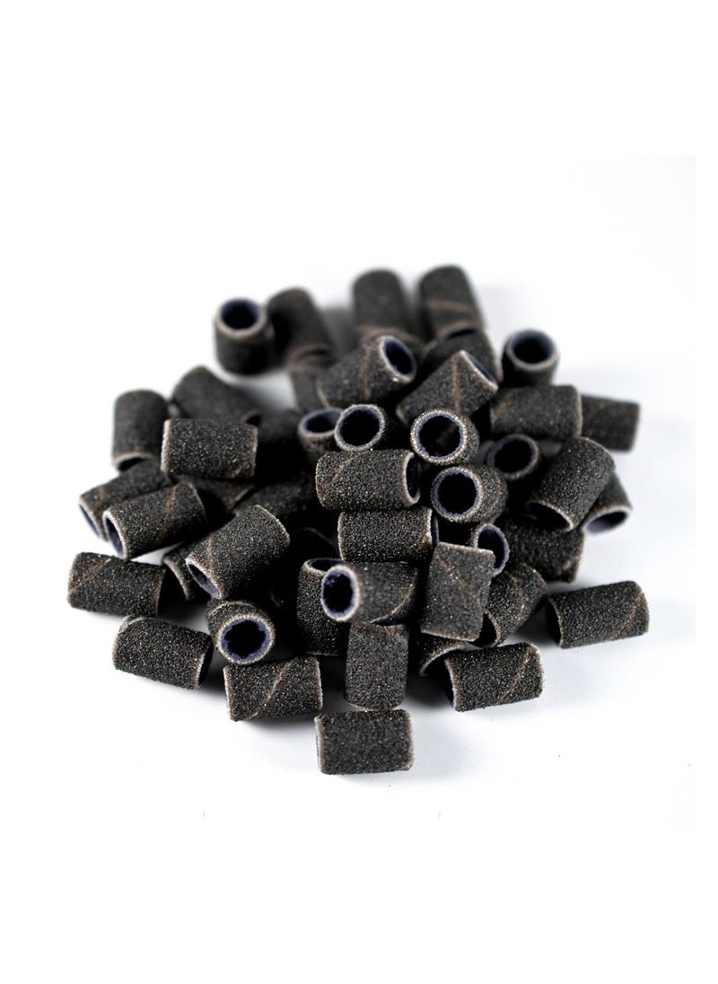brunson Sanding Bands for Nail Drill Bits Nail Drill File Manicure Tool 100pcs Grit 80  - Image 1