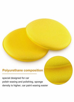Excefore microfibre hand polishing sponge, 130x25 mm, wax applicator pad for waxes, polishes, paint cleaner, car polish, instead of polishing machine microfibre hand polishing sponge  - Image 3