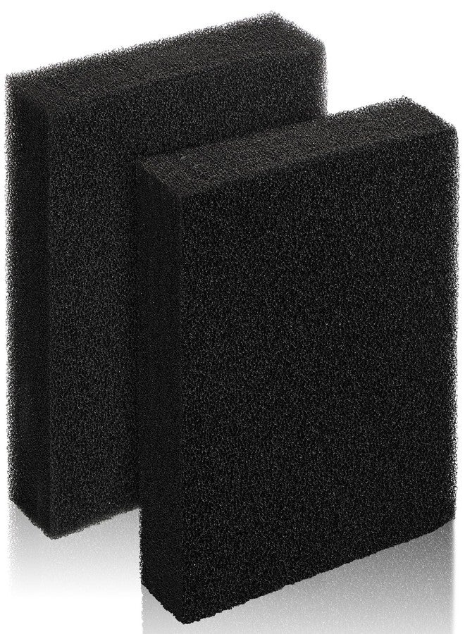Innconee 2 Pcs 10"x10"x2" Aquarium Bio Sponge Filter Pad Filter Media Foam Sponge Cut-to-Size Foam for Aquarium Fish Tank Pond - Image 1