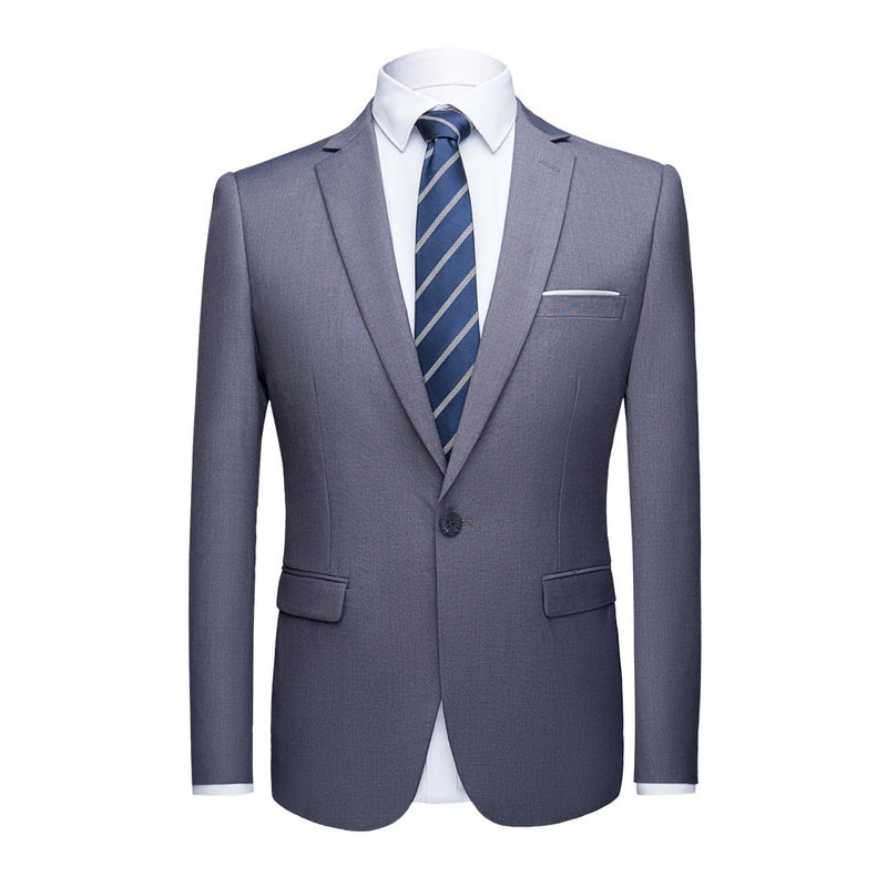 New Men'S Korean Style Slim-Fit Suit Men'S Business Casual Fashion Large Size Suit Single Western Jacket Men'S - Image 1
