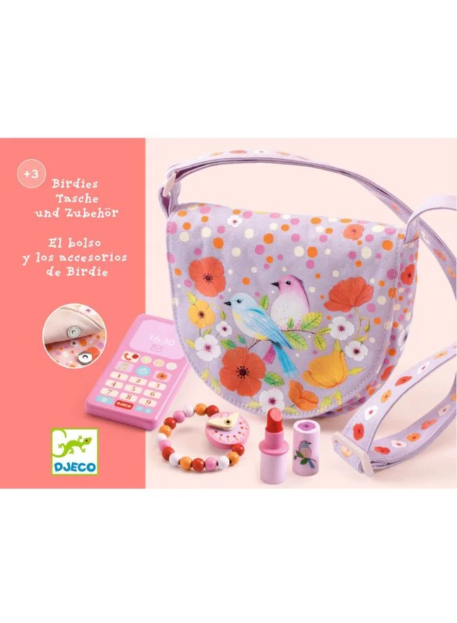 DJECO Birdie'S Role Play Bag And Accessories