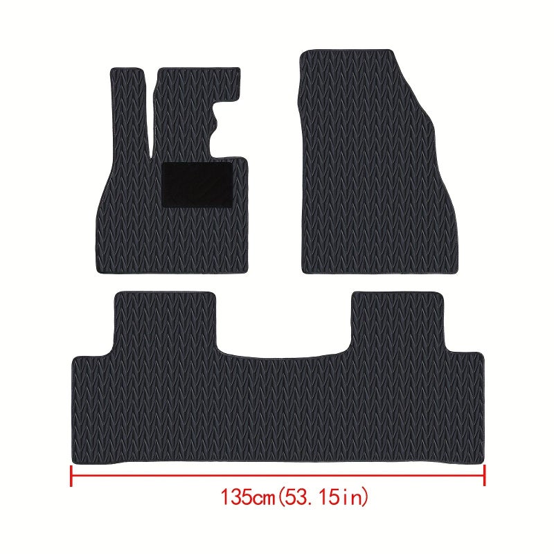2024-2025 All Weather Car Floor Mats For BYD Sealion 7 Black - Image 2
