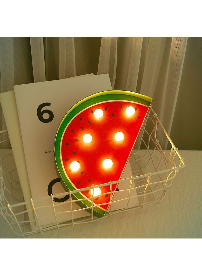 نيبمينينت مصباح LED ليلي على شكل بطيخ أحمر - Image 5