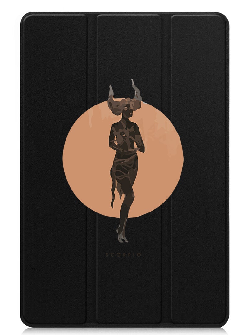 Theodor Protective Flip Case For Apple iPad Pro 11 (2024) With Trifold Stand Auto Wake Sleep Shockproof Cover Scorpio - Image 1