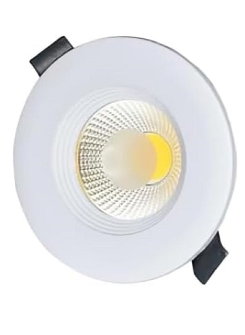 Loquat 10pcs LED COB Ceiling Light Downlight Energy Saving 7W 2 Years Warranty Yellow Plastic - Image 2