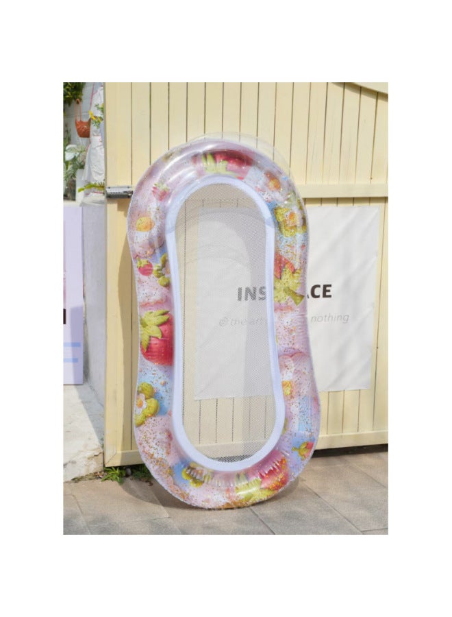 Pvc Inflatable Floating Raft, Cartoon Animal Float Ride, Water Hammock Float Bed, Adult Swimming Ring Floating Raft