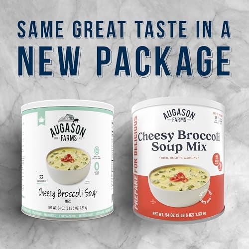 Augason Farms Cheesy Broccoli Soup Mix Can Emergency Food Supply Everyday Meals 38 Servings - Image 5
