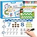 JoyCat Math Game Book Preschool Learning Activity for Kids Ages 35 Number Tracing Workbooks Math Learning Tools Travel Cars Activities Educational Gift Toys for Girls and Boys Ages 48 - Image 2