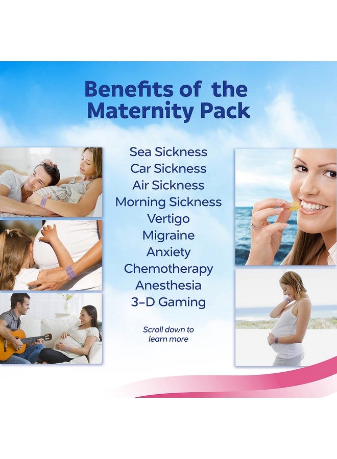 سي-باند مجموعة سي-باند ماما! لتخفيف الغثيان أثناء الحمل، مع أشرطة ضغط مضادة للغثيان، وأقراص استحلاب الزنجبيل، ولفائف الزيوت العطرية - Image 3