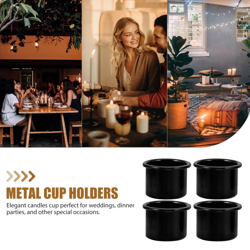 Aluminum Tea Lights Cups for Elegant Home Decoration and Special Occasions - Image 3