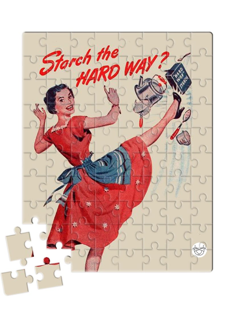 Reeman Design Puzzle printed with the design of the strong mother