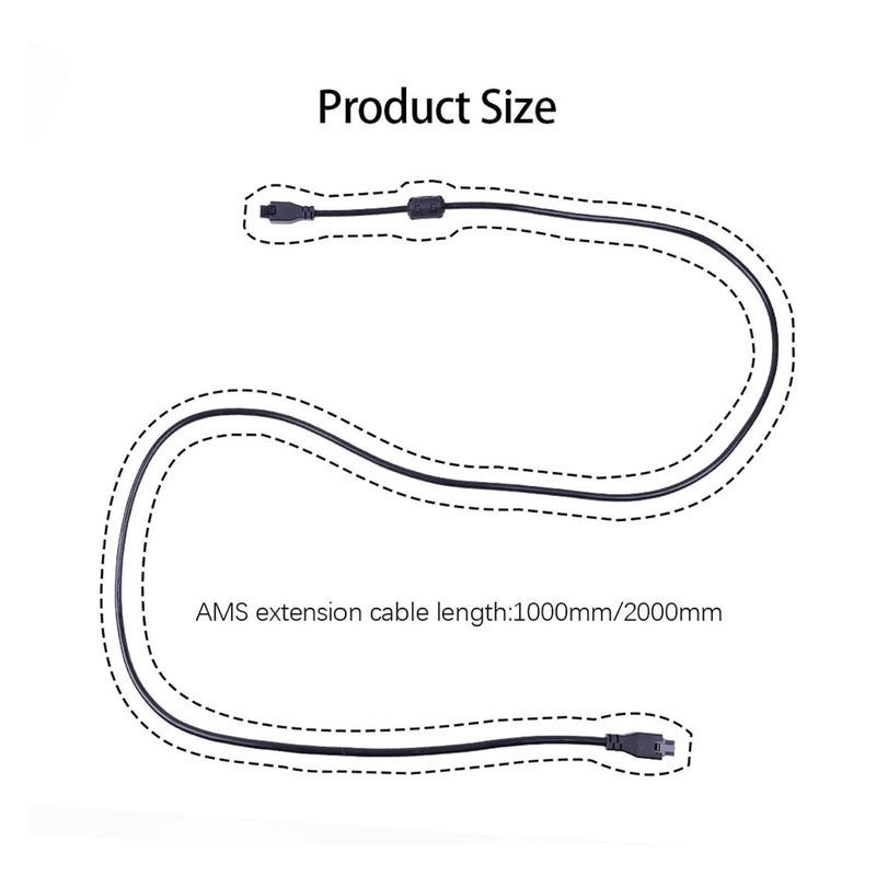 K2 Plus 3D Printer Extension Bus Cable 0 5M 6 Pin For X1 P1 H2D Series - Image 3