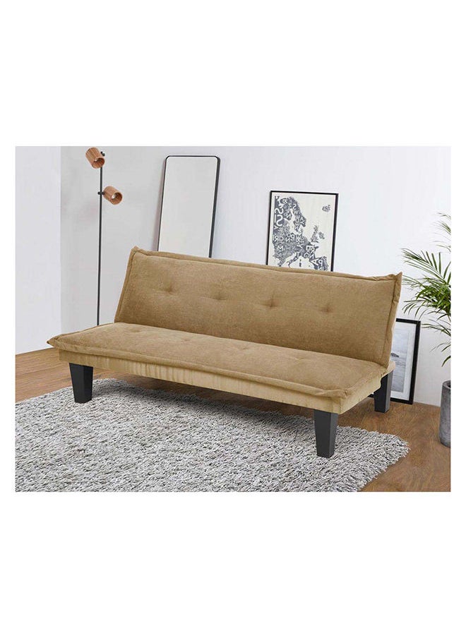 DANUBE HOME Manolo Fabric Sofabed Convertible Sleeping Sofa Bed Living Room Furniture For Home L165xW80xH73 cm Beige  - Image 1