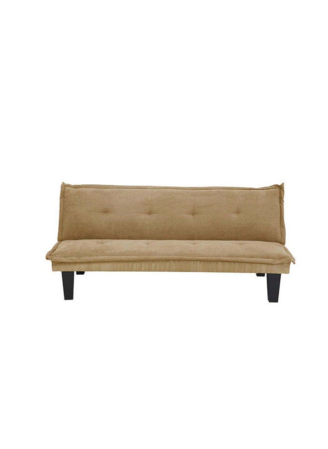 DANUBE HOME Manolo Fabric Sofabed Convertible Sleeping Sofa Bed Living Room Furniture For Home L165xW80xH73 cm Beige  - Image 2