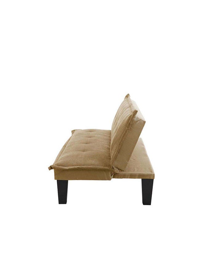 DANUBE HOME Manolo Fabric Sofabed Convertible Sleeping Sofa Bed Living Room Furniture For Home L165xW80xH73 cm Beige  - Image 5