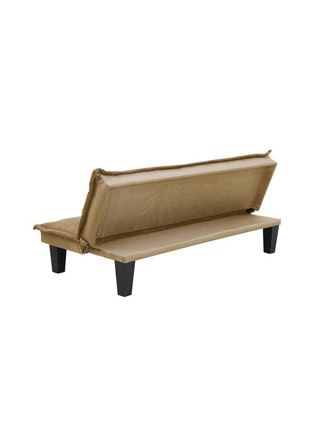 DANUBE HOME Manolo Fabric Sofabed Convertible Sleeping Sofa Bed Living Room Furniture For Home L165xW80xH73 cm Beige  - Image 4