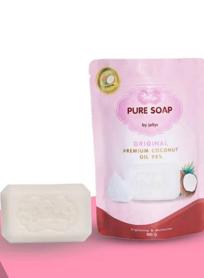 PURE SOAP by iellys orginal premium coconut oil 98%