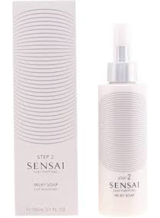 سنساي صابون سينساي الحريري المنقي بالحليب 150 مل - Image 2