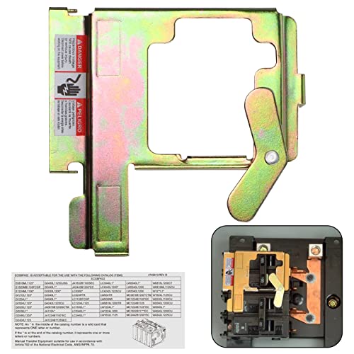 Natupal Generator Interlock Kit Compatible with Siemens and Murray, ECSBPK02 Mechanical Interlock Kit Between the Main Breaker Powered by Utility Power and Generator Powered by Standby Power. - Image 1