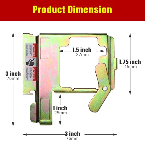 Natupal Generator Interlock Kit Compatible with Siemens and Murray, ECSBPK02 Mechanical Interlock Kit Between the Main Breaker Powered by Utility Power and Generator Powered by Standby Power. - Image 5