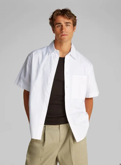Calvin Klein Jeans Short Sleeve Oxford Shirt