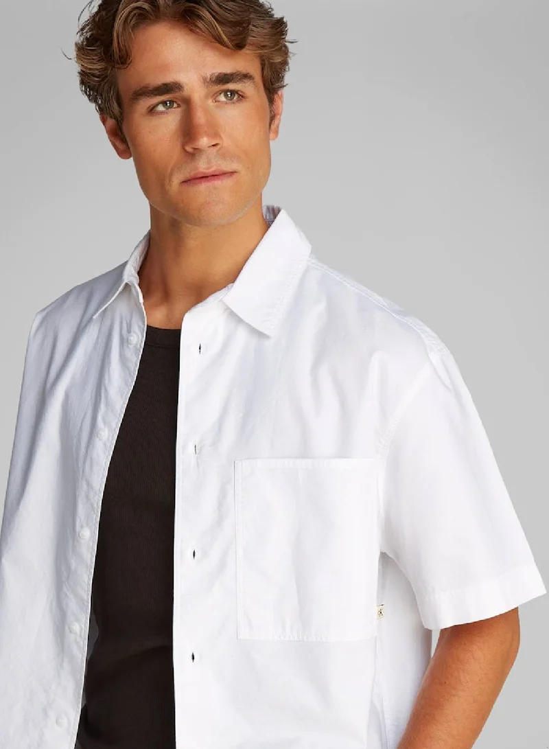 Calvin Klein Jeans Short Sleeve Oxford Shirt