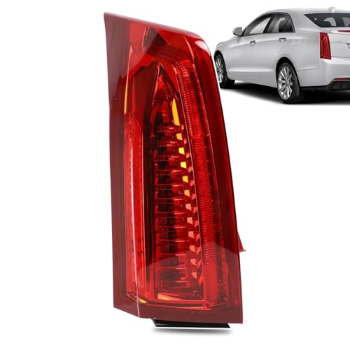 Lathsy LED Tail Light Assembly Compatible with 2013-2018 Cadillac ATS Left Driver Side Taillight Replace 84081571 - Image 1