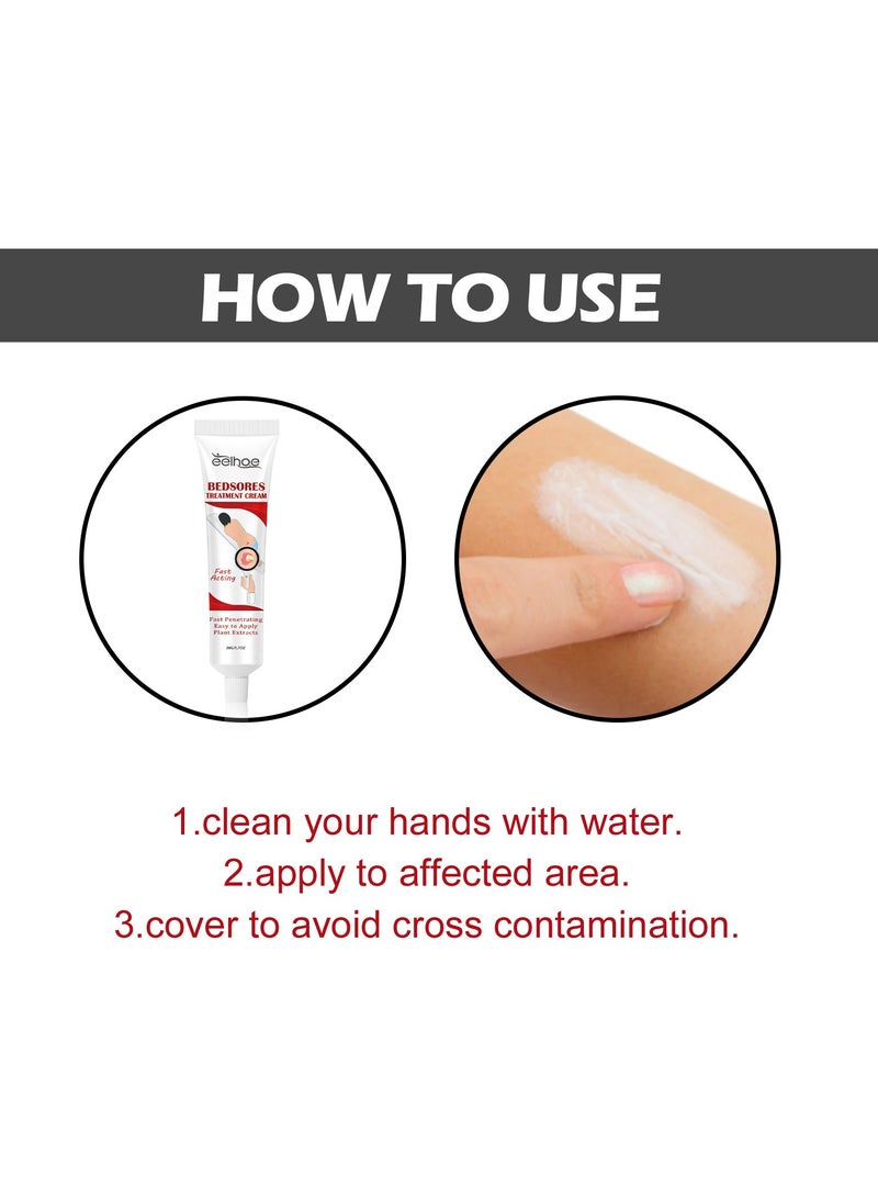 EELHOE Decubitus Repair Cream, Repair Skin Barrier, Moisturize and Hydrate, Prevent Dry Skin, Body Care Cream - Image 4