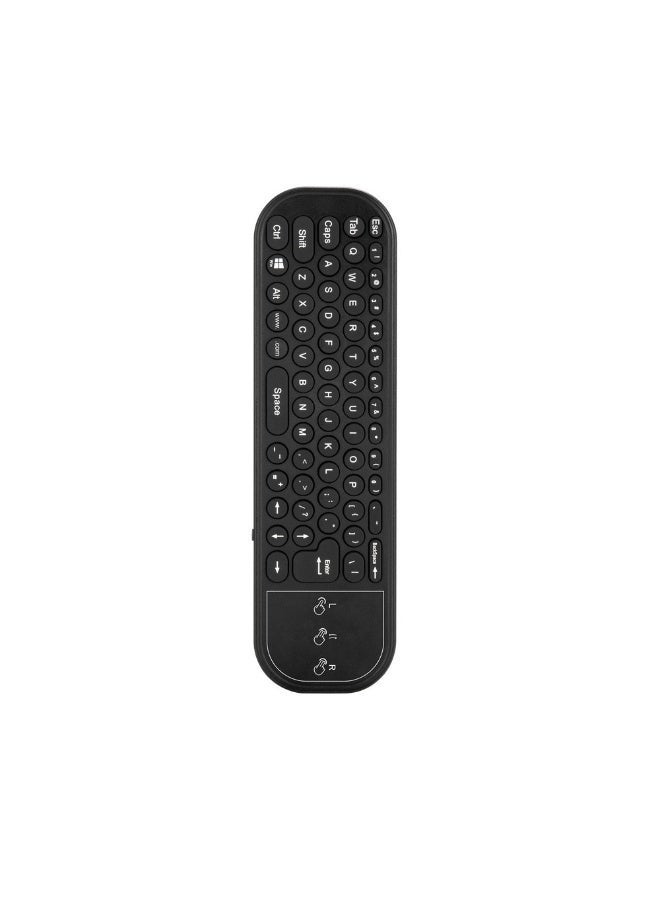 Daytoyz Rechargeable Mini Bluetooth Keyboard Voice Remote with Touchpad Backlit Portable Wireless Keyboard with 2.4G USB Dongle for PC, Projector, Android TV Box, USB Type C, Black - Image 4