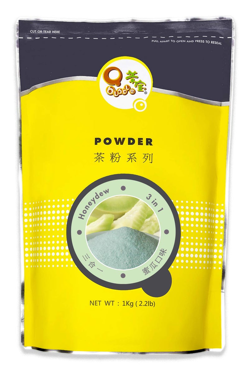 Qbubble Tea Powder Green Honeydew Powder, 2.2 Pound - Image 1