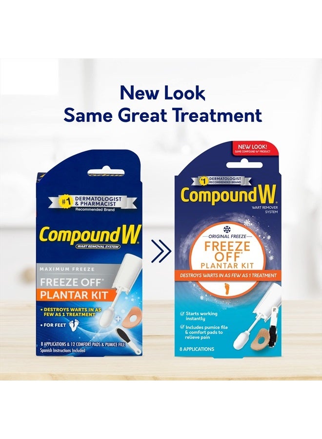Compound W Freeze Off Plantar Wart Remover Kit, 8 Applications,1 Count (Pack of 1) - Image 2