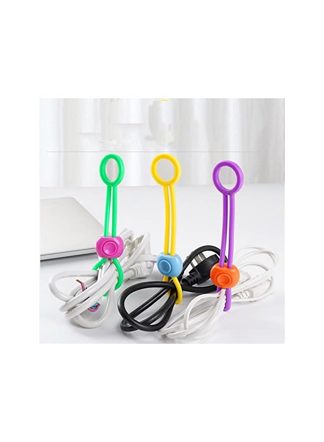 Goodern 6 Pack Bag Clips Food Clips For Sealing Straps,Multi-Purpose Sealer Food Storage Bags Snacks Reusable Cable Ties Cord Organizer Freezer Fridge Bag Sealing Clip For Home Kitchen Office - Image 5
