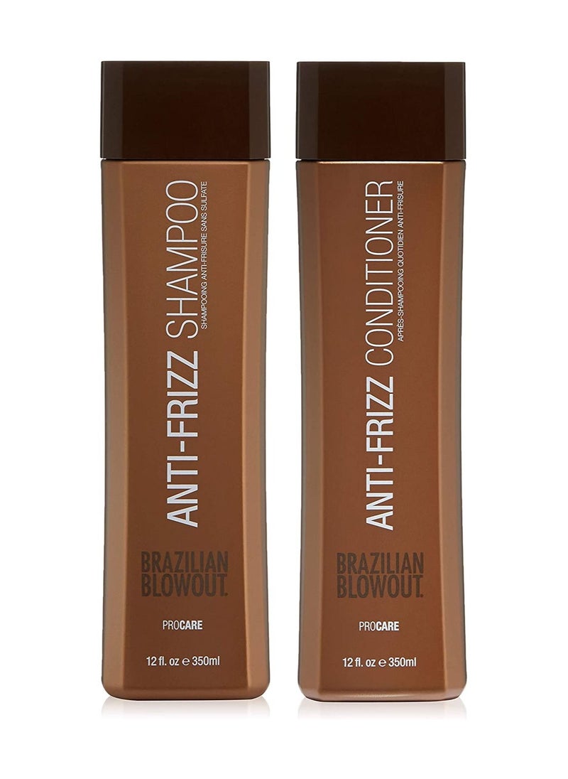 Brazilian Blowout Brazilian Blowout Anti Frizz Shampoo and Conditioner Duo Pack  - Image 1