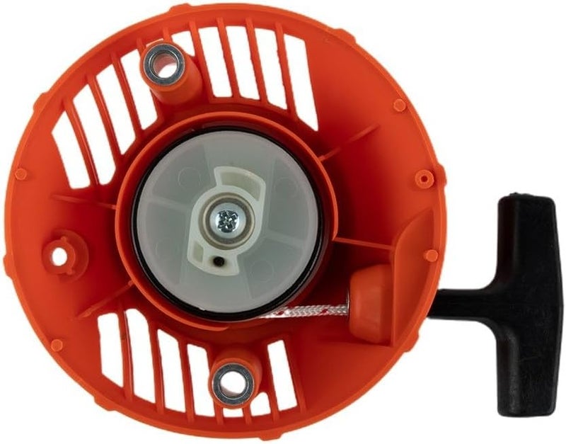 Recoil Pull Start Starter Assembly Replacement for 124L 128C 128CD 128LD Trimmer Lawn Mower Parts Red - Image 2