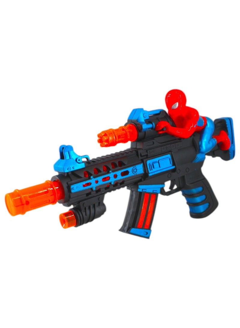 صندوق العاب Lightweight Portable Combat Gun With Spider-Man Design With Sound And Light - Image 2