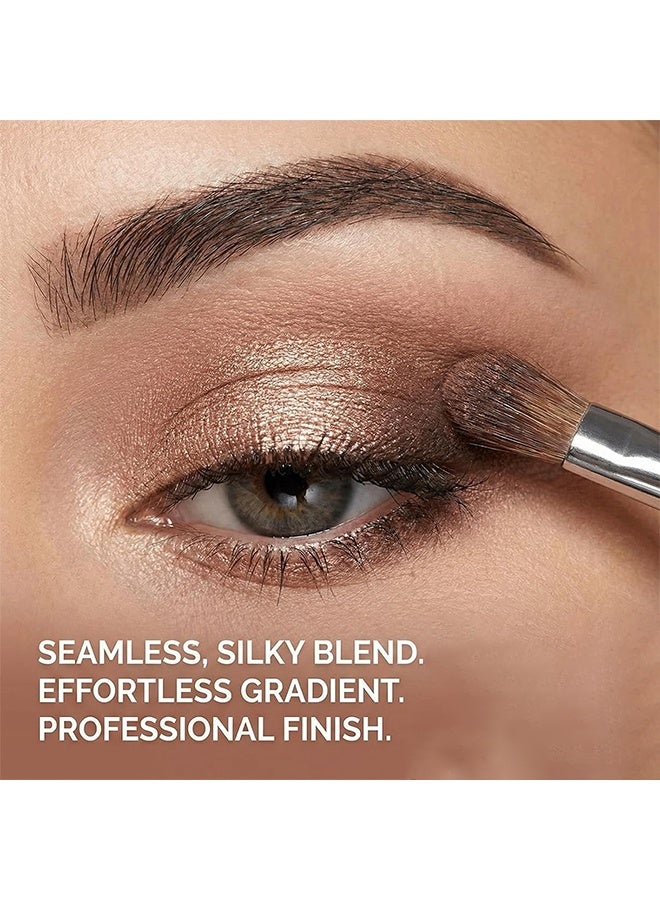 Viareline Multi-Chromatic Eyeshadow, Multi Chromatic Shimmer Eyeshadow, Waterproof Monochrome Eyeshadows, Buildable Eye Shadow Palette For Daily Makeup, High Pigment Eye shadow For All Skin Tones (Skin) - Image 5