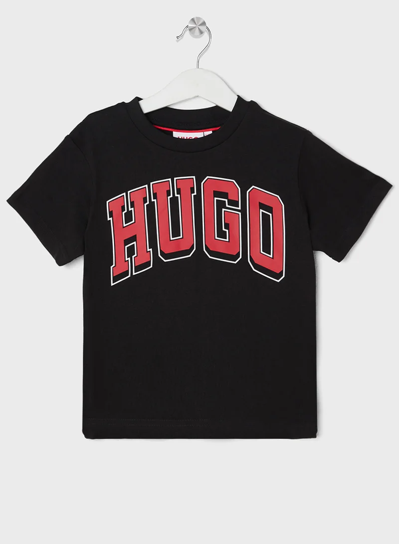 هوجو Kids Logo T-shirt
