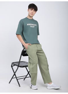 Pale Olive Dart Detailed Cargo Pants for men's - pzsku/Z41898FEC501D6352D52BZ/45/_/1739617577/e39cb3eb-8c24-4a28-ac84-dc66d5eb6b3a