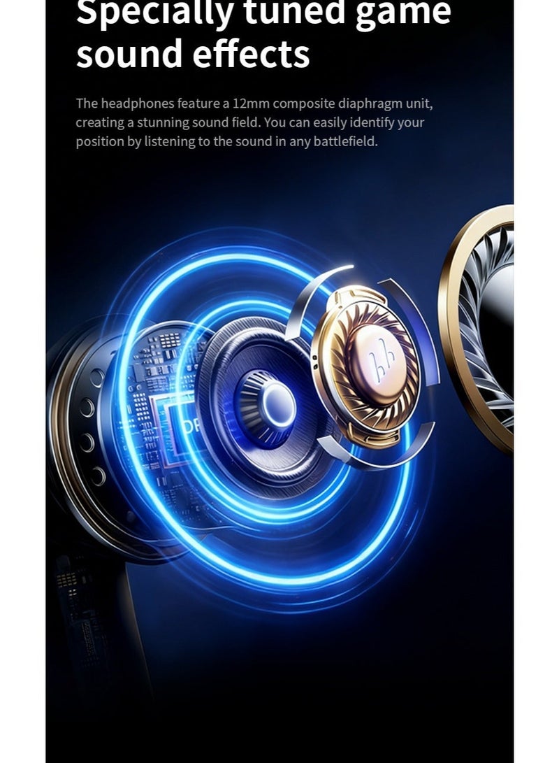 Monster سماعات الألعاب Monster Airstar Q15 | أضواء LED رائعة | بلوتوث 6.0 | صوت محيطي 360° | زمن استجابة منخفض - فضي - Image 4