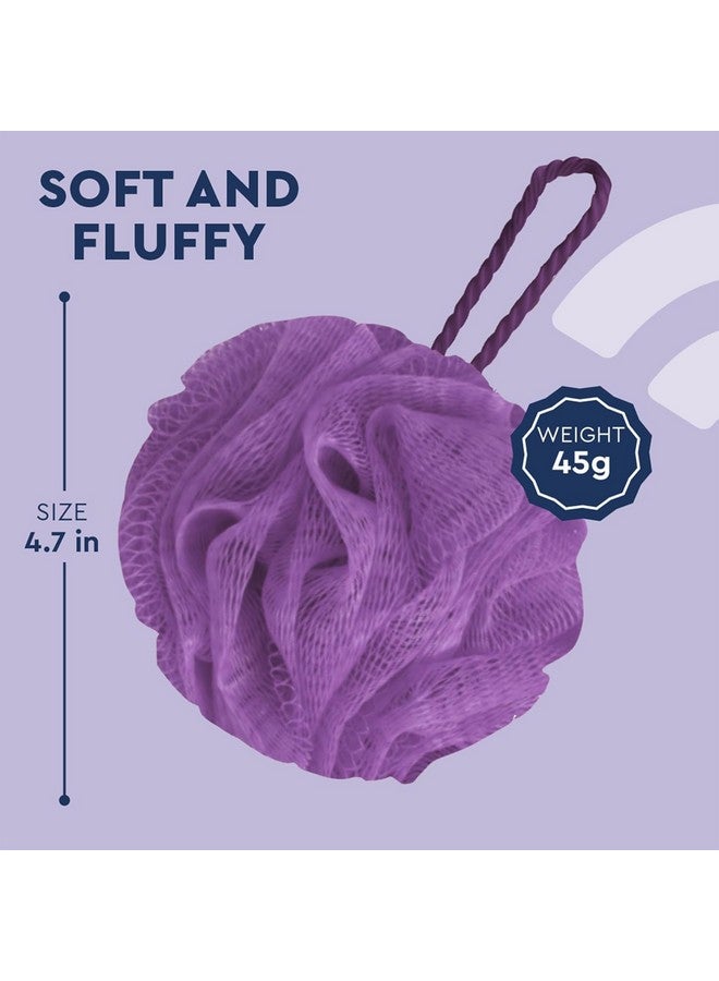 MR.THINDZ Exfoliating Loofah for Bathing | Bath Shower Loofah Sponge Scrubber | Perfect Loofah for Women and Men | Skin-friendly Gentle Exfoliator | Loufa/Luffa/Poof/Pouf | Pack of 3 (Multiple Colours) - Image 4