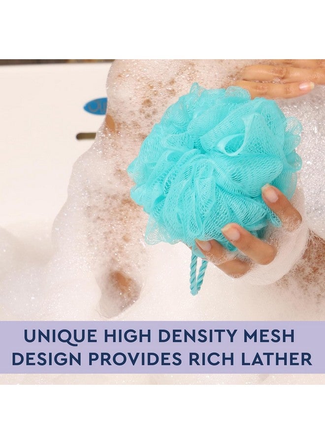 MR.THINDZ Exfoliating Loofah for Bathing | Bath Shower Loofah Sponge Scrubber | Perfect Loofah for Women and Men | Skin-friendly Gentle Exfoliator | Loufa/Luffa/Poof/Pouf | Pack of 3 (Multiple Colours) - Image 3