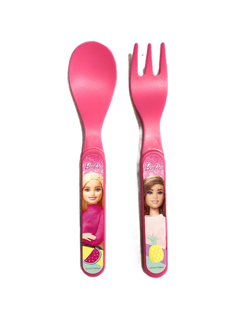 Barbie Bento Lunch Box with Cutlery –Food Container for Girls - Image 4