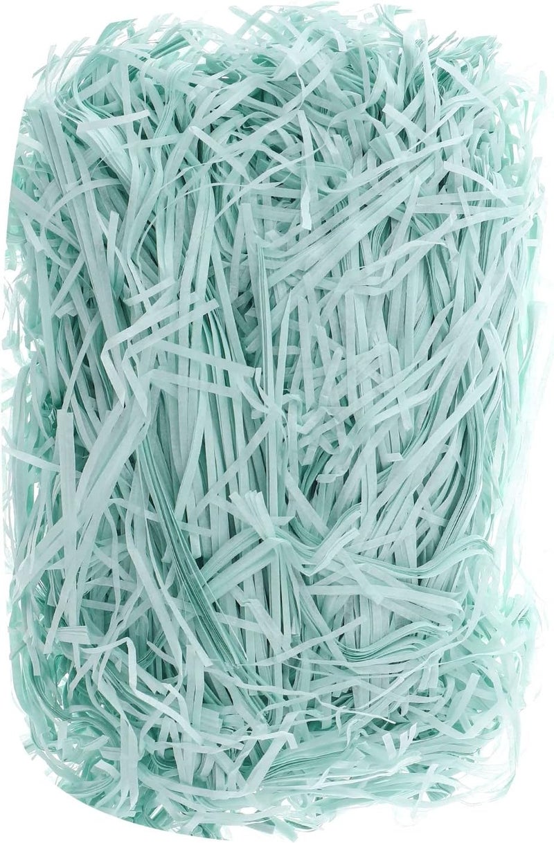 Red Dot Gift REDDOTGIFT® 100g Eco-friendly Raffia Paper Shreds for Gift Box Filling (Teal) - Image 1