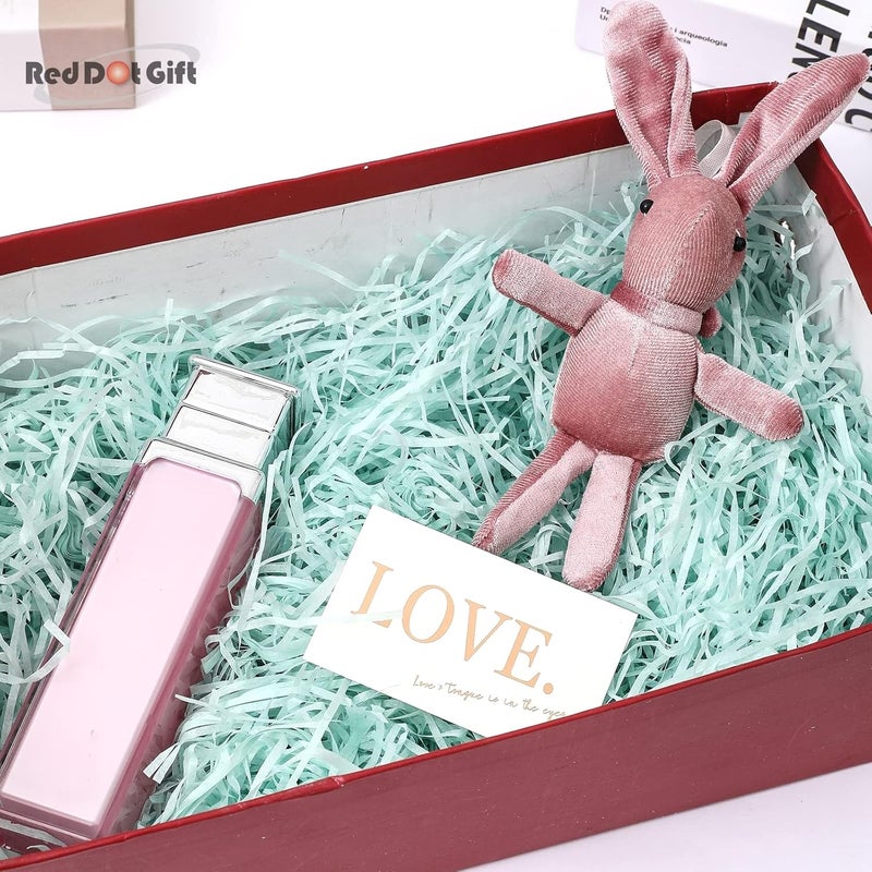 Red Dot Gift REDDOTGIFT® 100g Eco-friendly Raffia Paper Shreds for Gift Box Filling (Teal) - Image 5