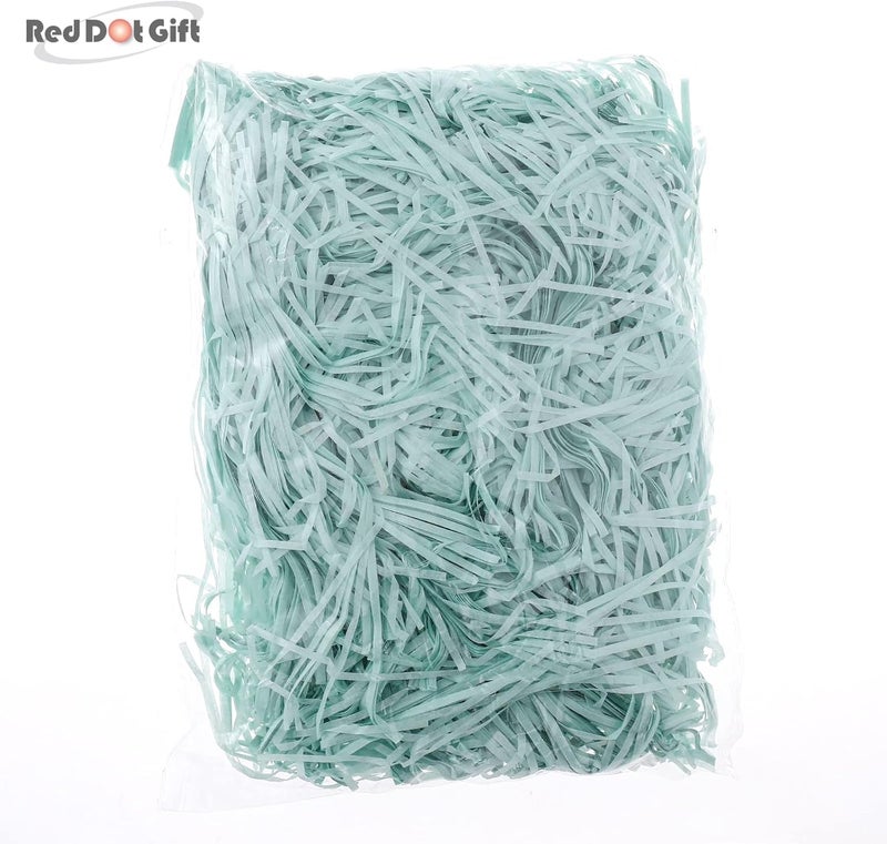 Red Dot Gift REDDOTGIFT® 100g Eco-friendly Raffia Paper Shreds for Gift Box Filling (Teal) - Image 2