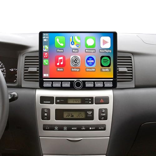 Fuosuc 4G LTE QLED radio for Toyota Corolla 2003 2004 2005 2006 2007 2008 upgrade,8-Core CPU touch screen Stereo,Wireless CarPlay & Android Auto,Free camera - Image 1