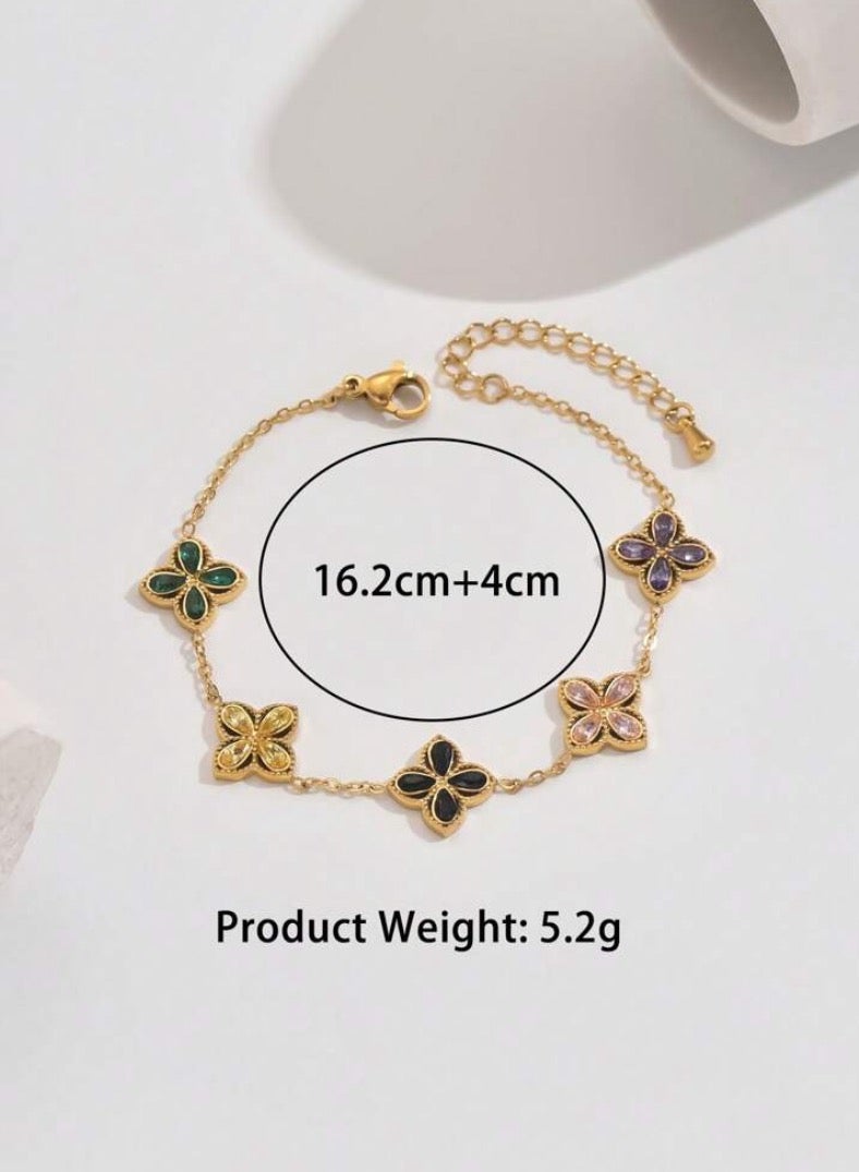Jewelry 4You Elegant & High Quality Stainless Steel Gold Plated Bracelet Bangle For Women - Image 4