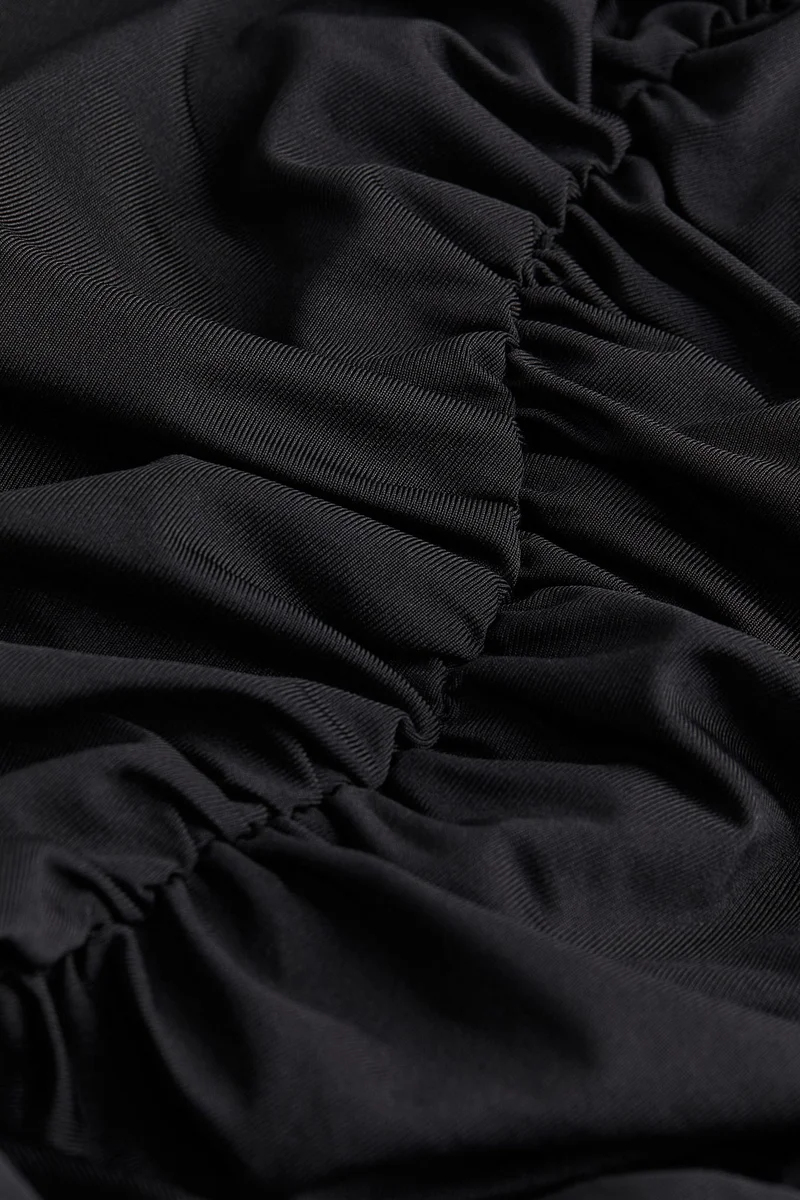 H&M Draped Off The Shoulder Dress