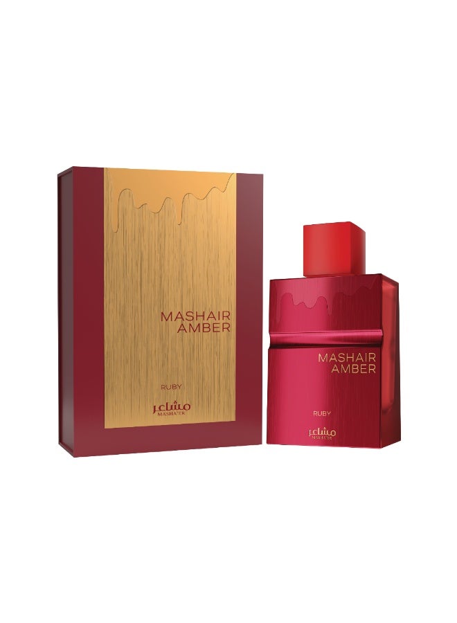 MASHAER Amber Ruby Unisex Eau De Parfum, 100ML - Image 2